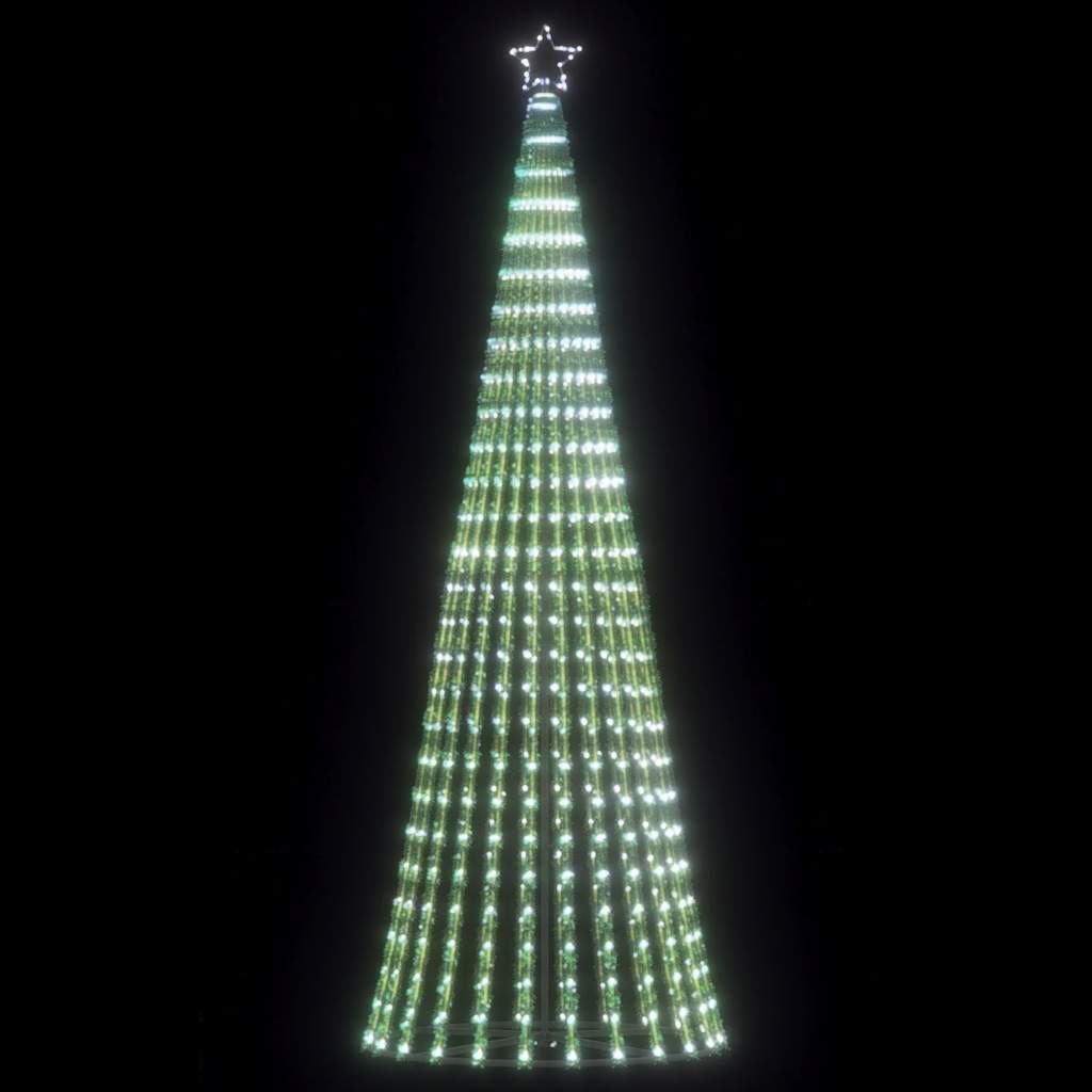 LED árvore de natal 475 leds branco frio 247 cm