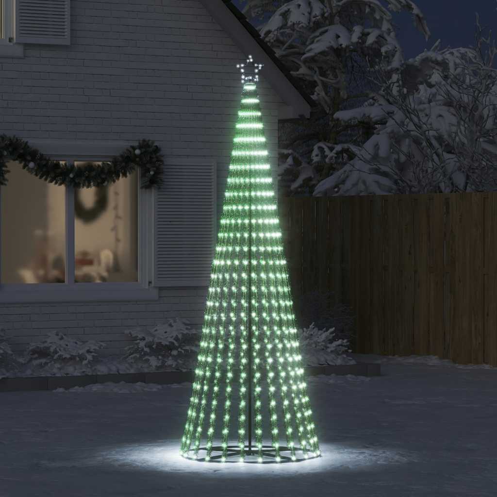 LED árvore de natal 475 leds branco frio 247 cm