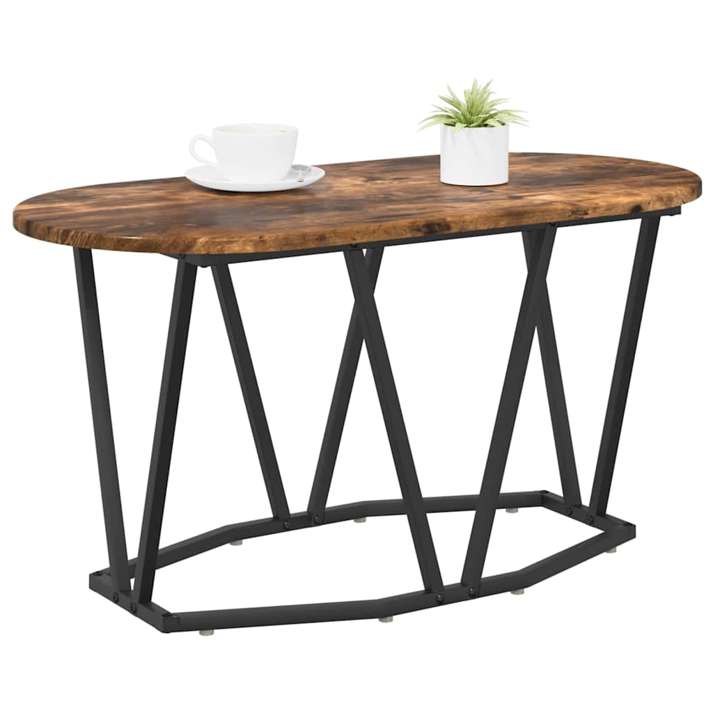 Mesa de centro carvalho defumado 80 x 40 x 40.5 cm
