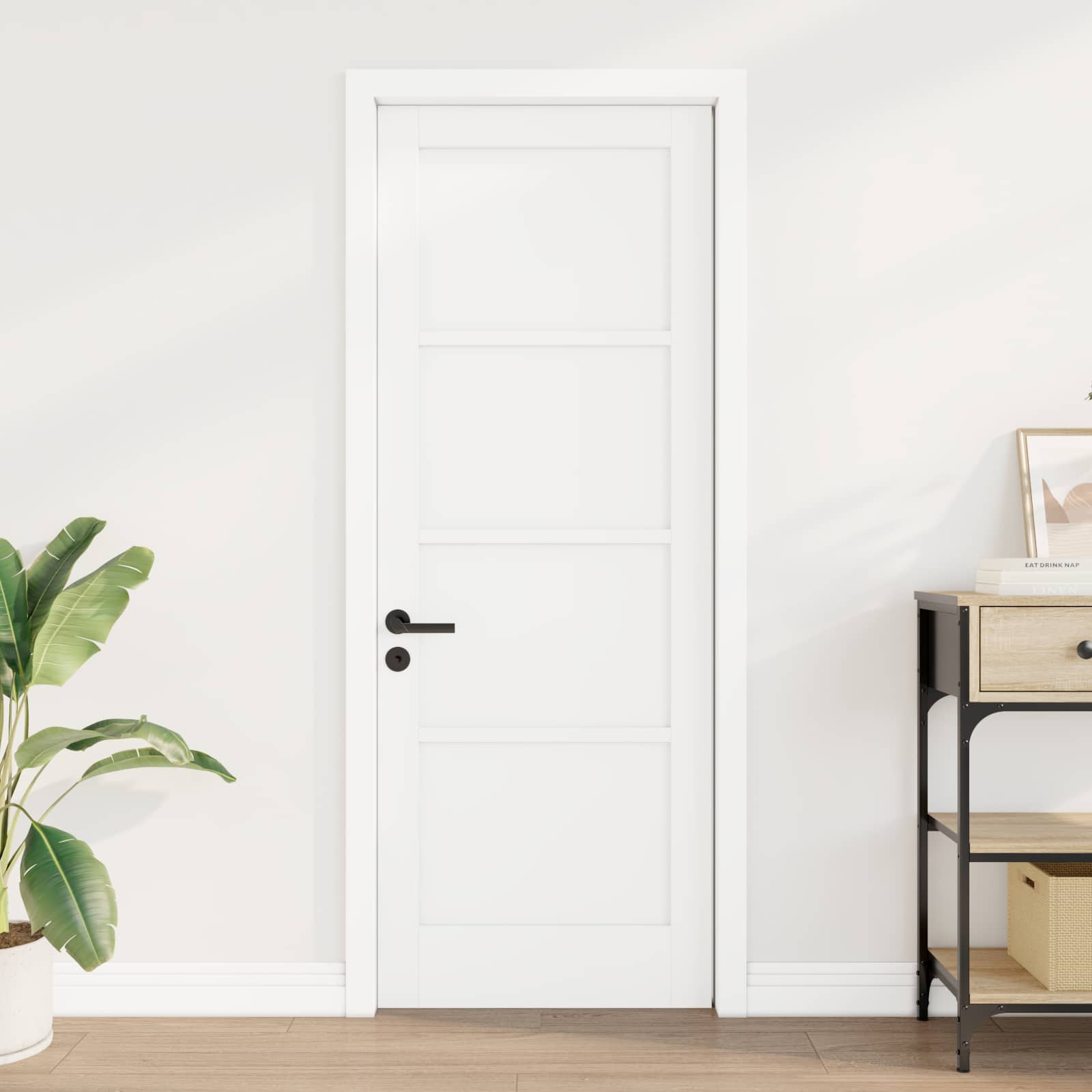 Porta interna branco 73,5 x 198,5 cm contraplacado