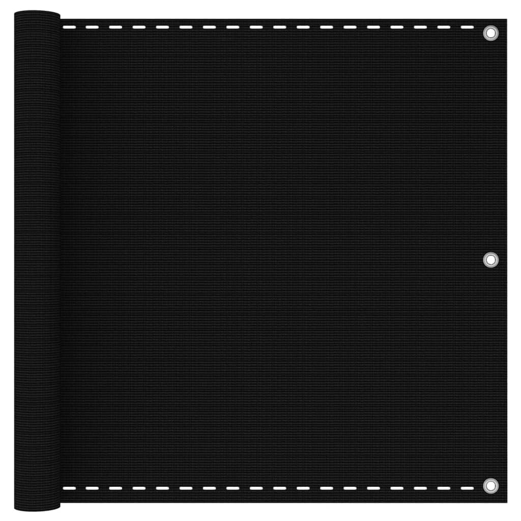 Tela de varanda 90x500 cm pead preto