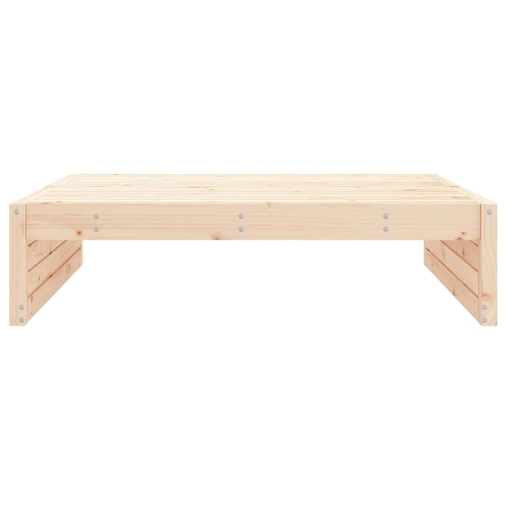 Apoio de pés para jardim 120x80 cm pinho maciço