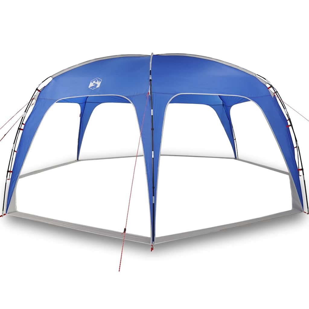 Tenda de festas impermeável azul ciano