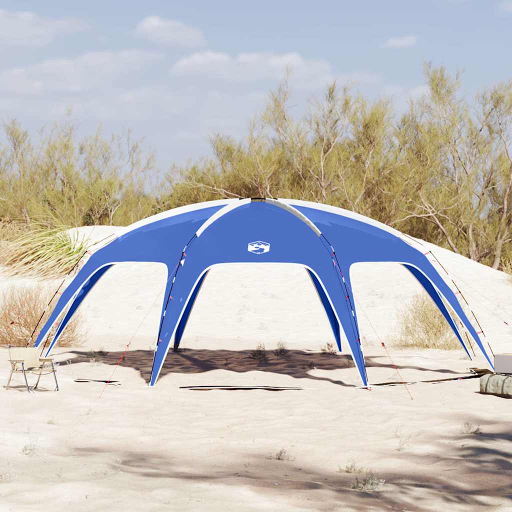 Tenda de festas impermeável azul ciano