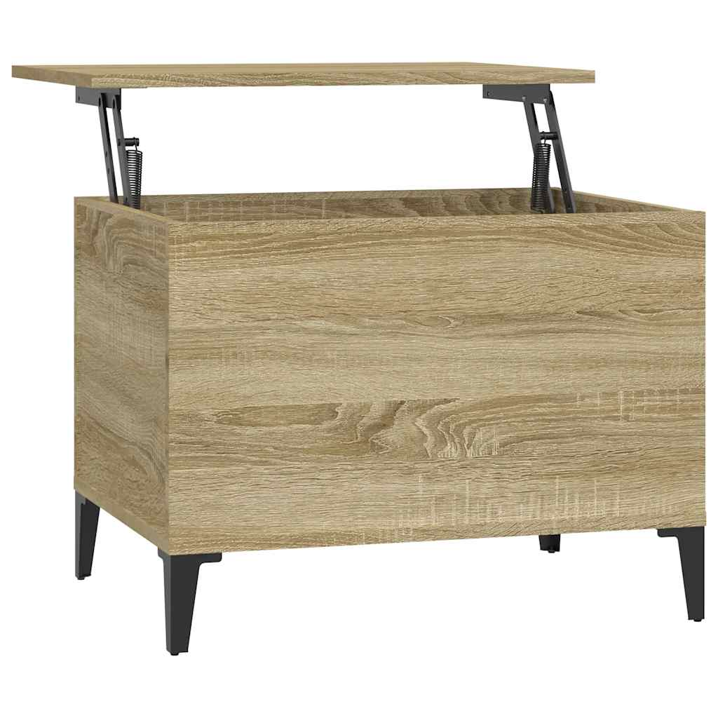 Mesa de centro 60x44,5x45 cm derivados madeira carvalho sonoma