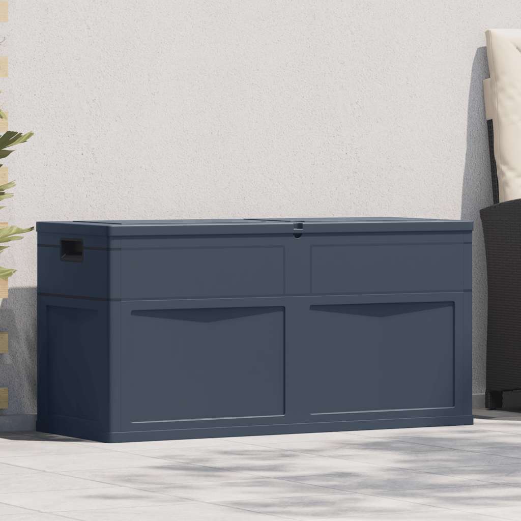 Caixa de arrumação para jardim 320 l preto