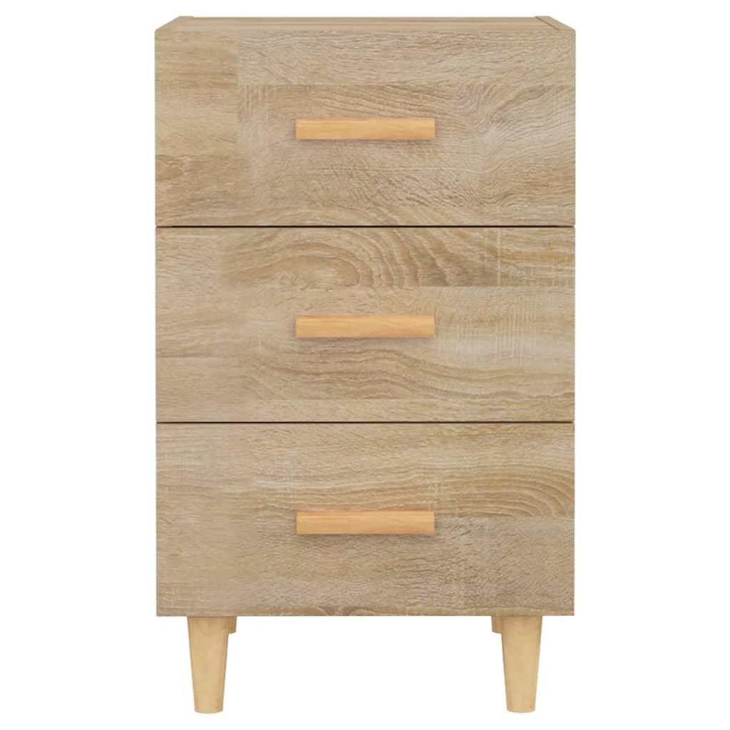 Mesa de cabeceira 40x40x66 cm derivados madeira carvalho sonoma