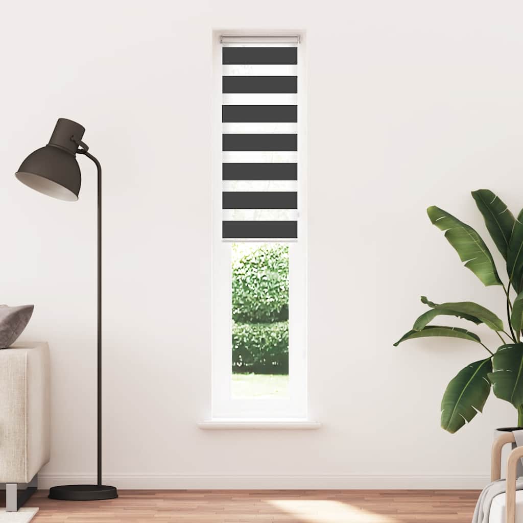 Cortina de zebra 40x230 cm largura do tecido 35,9 cm poliéster