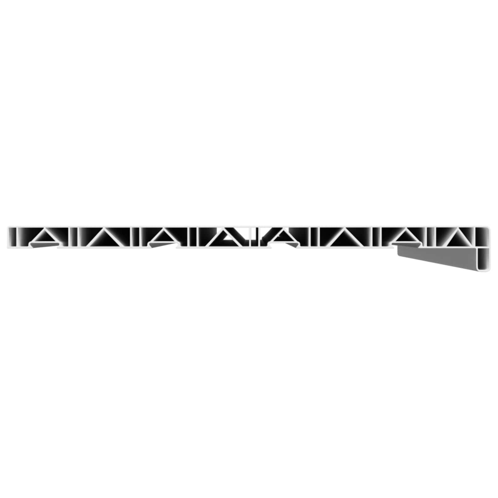 Soleira de janela branco 80 x 45 x 4,5 cm PVC