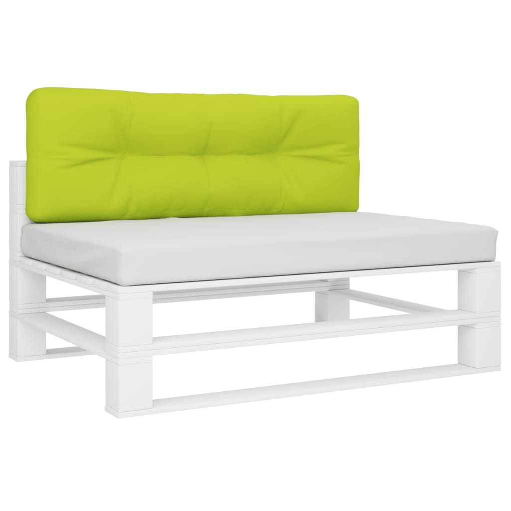 Almofadão p/ sofá de paletes 120x40x12cm tecido verde brilhante