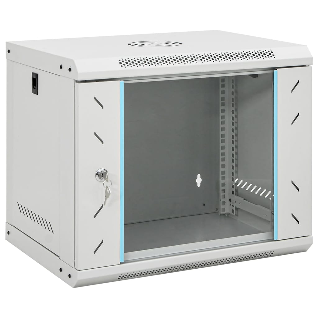 Armário bastidor de parede 9u 19" ip20 53x40x45 cm