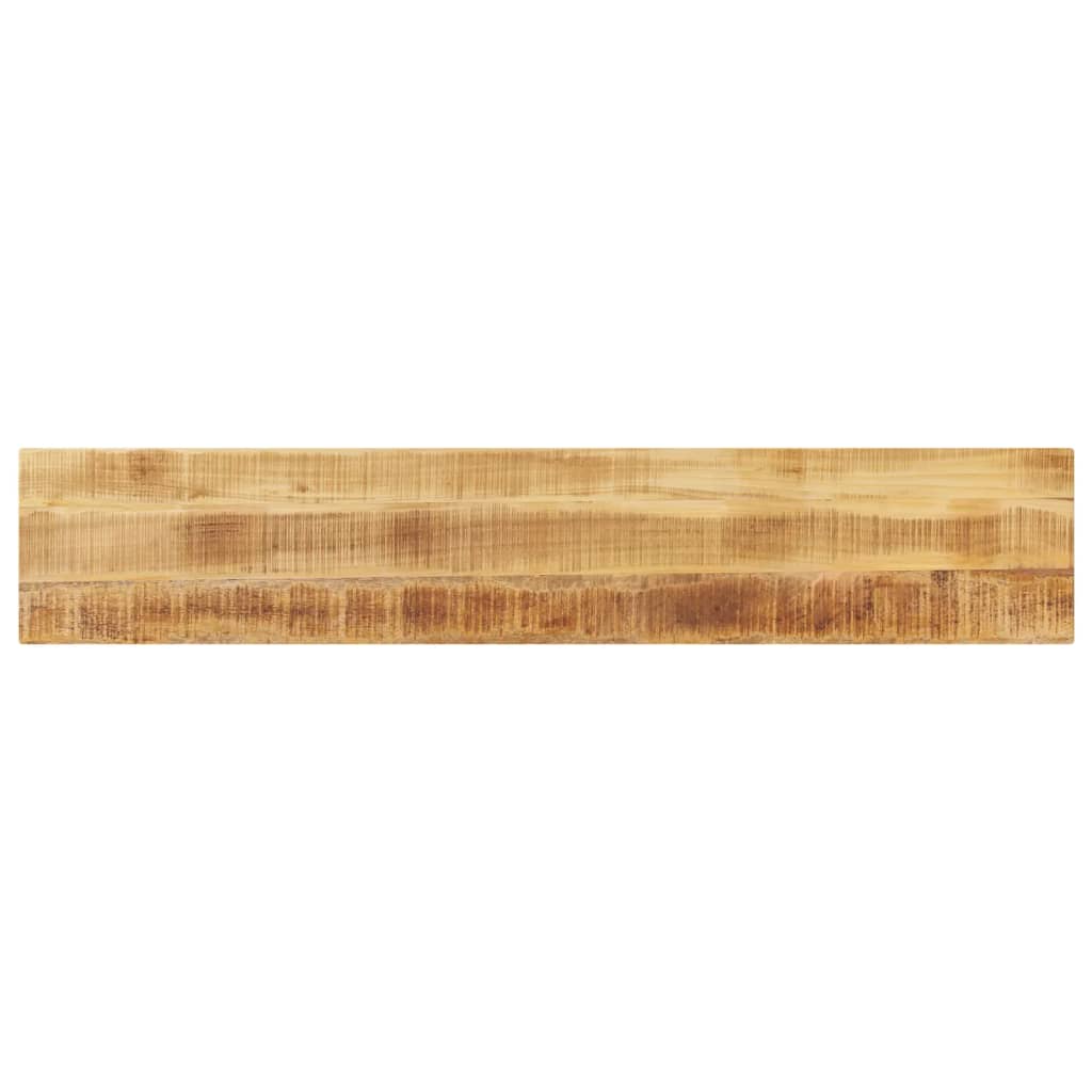 Tampo de mesa retangular 160x40x2,5 cm mangueira áspera maciça