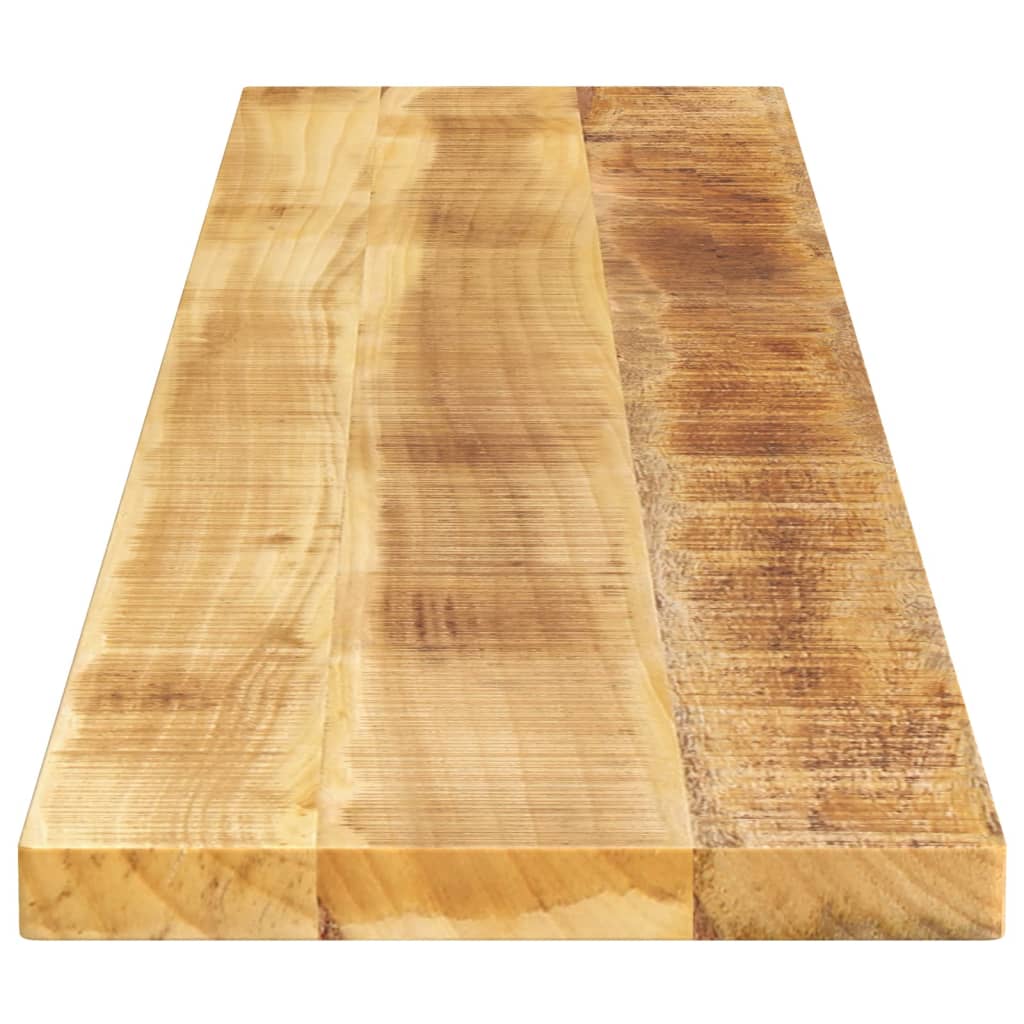 Tampo de mesa retangular 160x40x2,5 cm mangueira áspera maciça