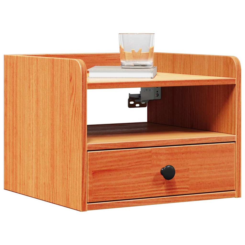 Mesa-de-cabeceira 2 unid. marrom cera 38 x 36 x 29,5 cm