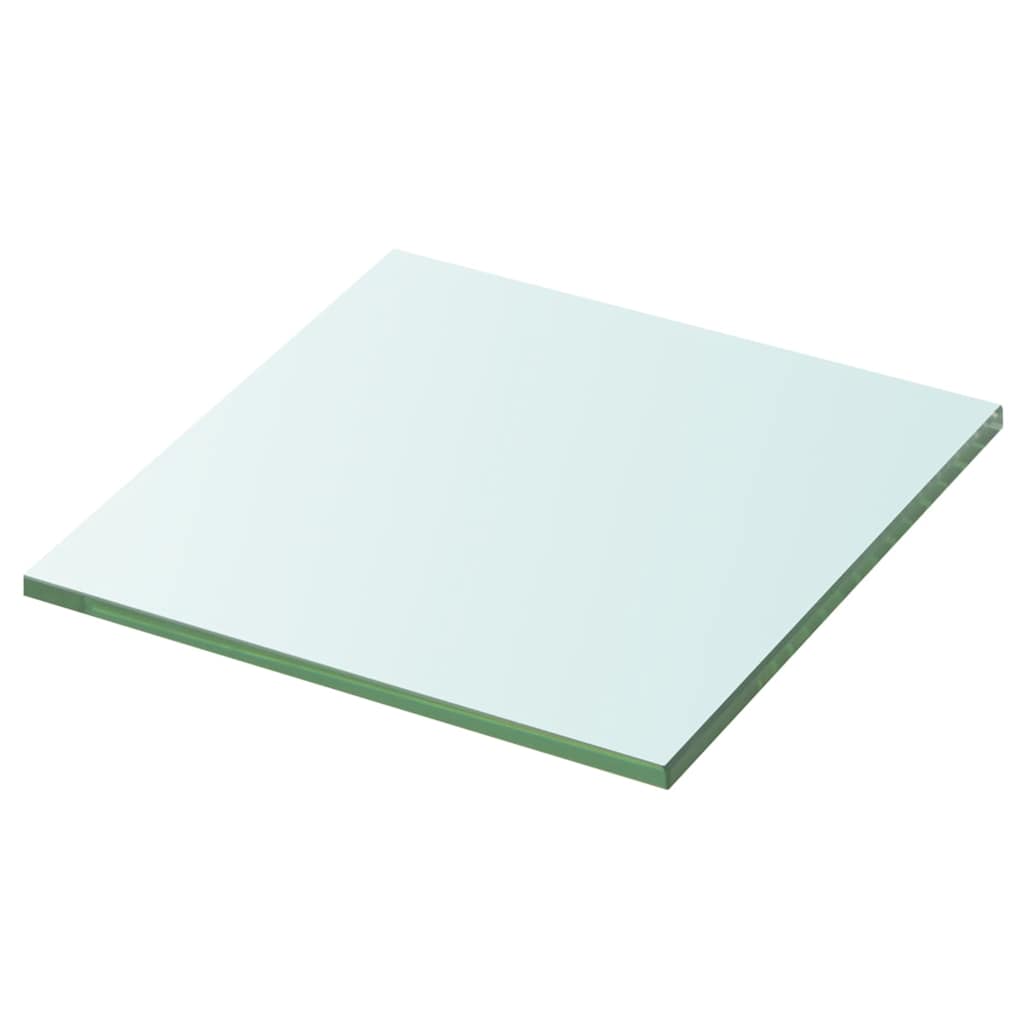 Prateleiras 2 pcs 30x25 cm vidro transparente