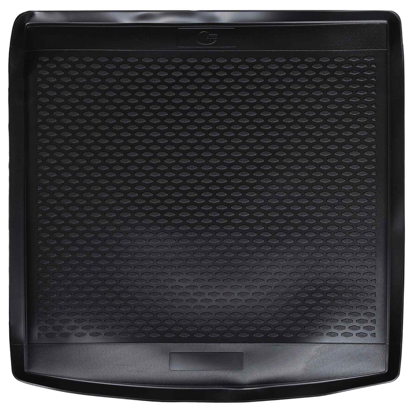 Tapete de porta-malas preto borracha