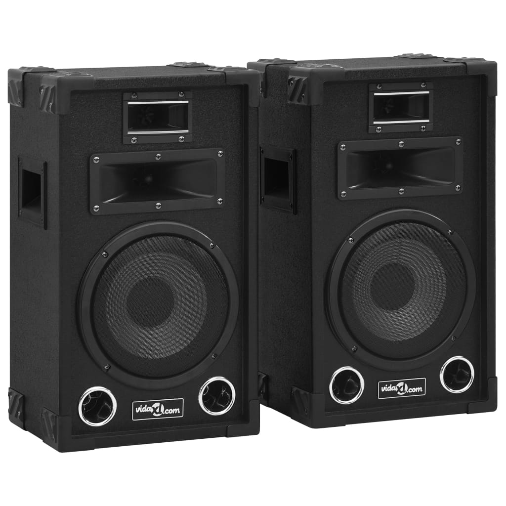 Colunas de palco hifi profissionais passivas 2 pcs 800 w preto