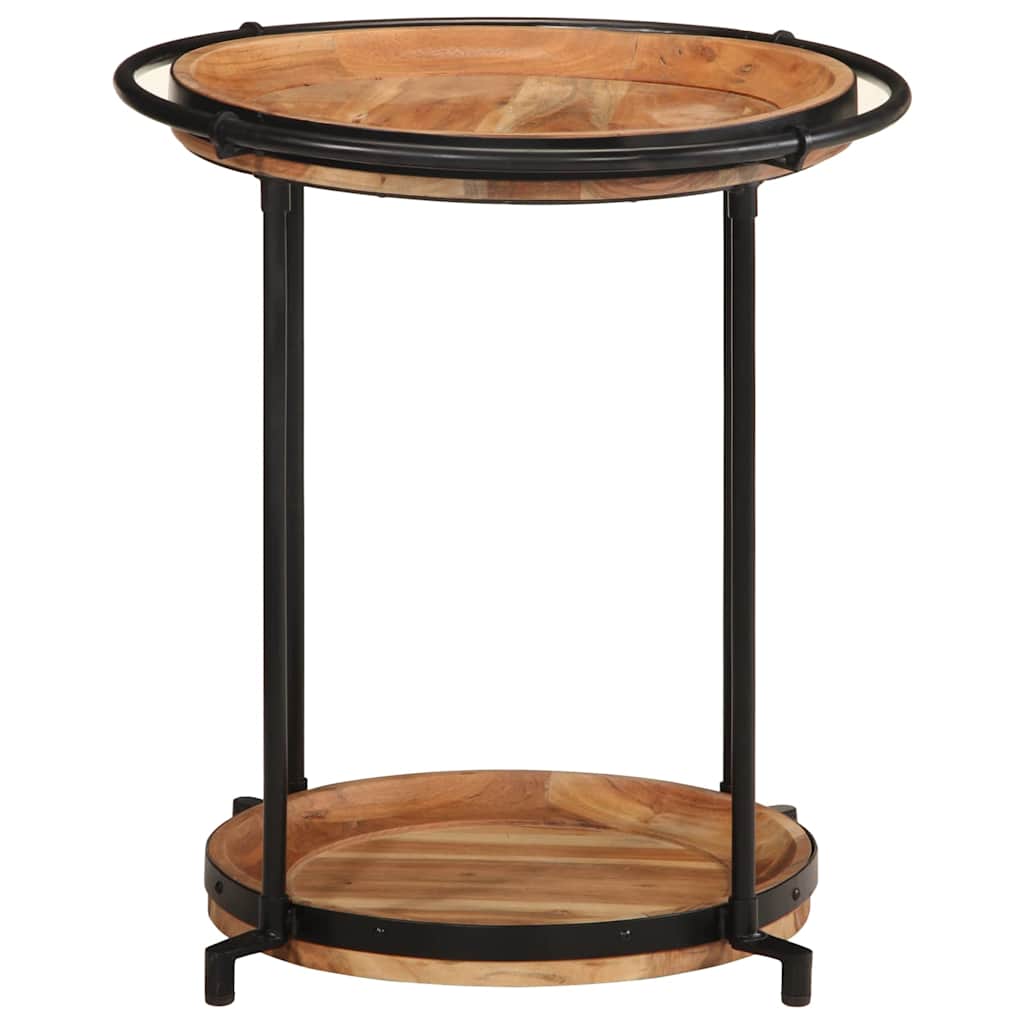 Mesa de apoio ø55x60 cm madeira de acácia maciça
