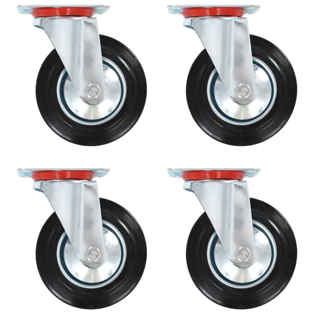Rodas giratórias 4 pcs 160 mm