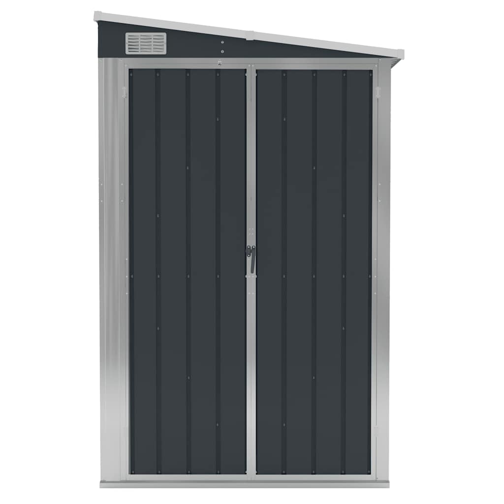 Abrigo suspenso para jardim 118x100x178 cm aço antracite