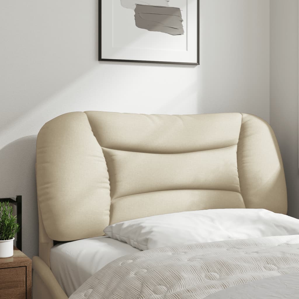Almofadão de cabeceira hvar 80 cm tecido creme