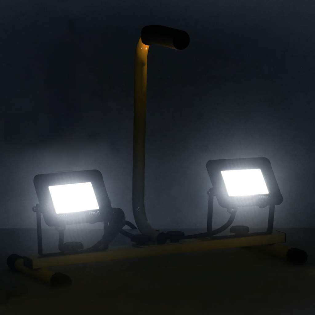 Projetor c/ iluminação LED e pega 2x20 w branco frio