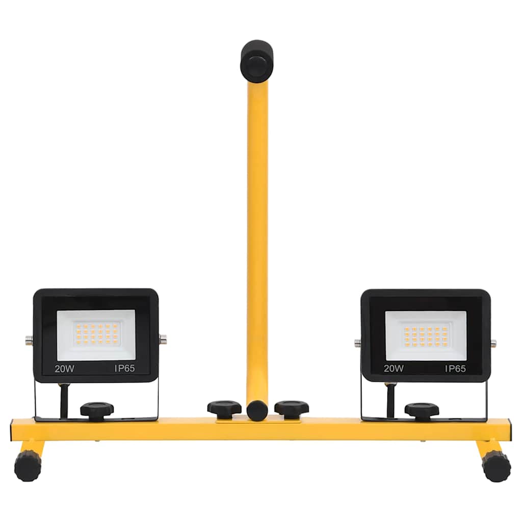 Projetor c/ iluminação LED e pega 2x20 w branco frio