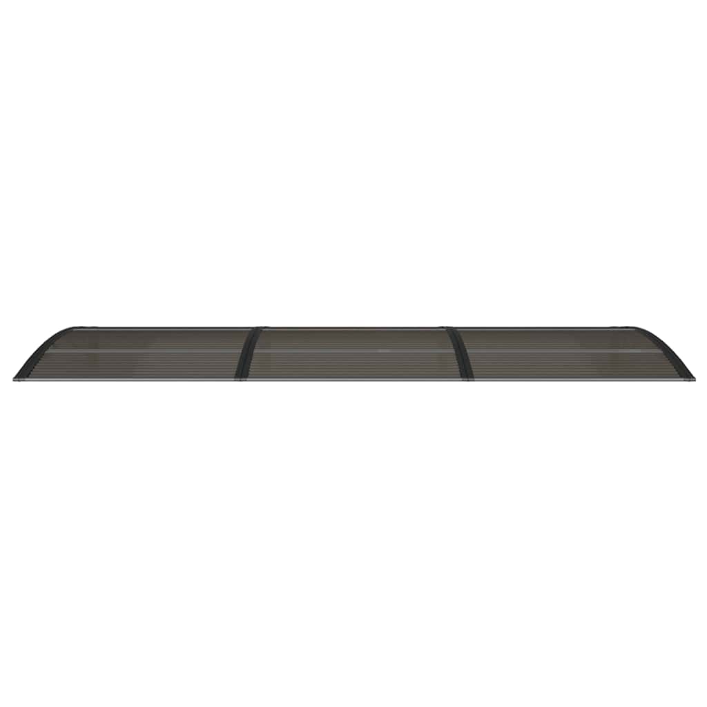 Toldo de porta 300x100 cm policarbonato preto