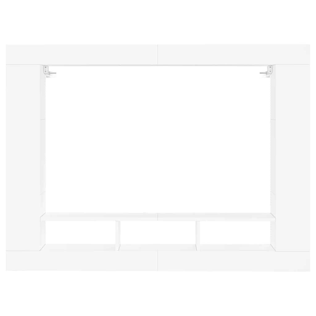 Móvel de TV 152x22x113 cm derivados de madeira branco