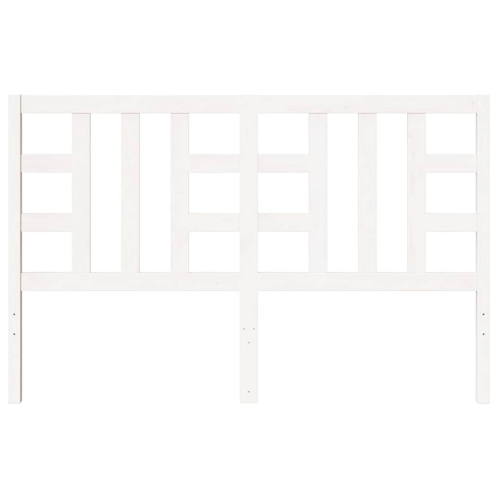 Cabeceira de cama 156x4x100 cm pinho maciço branco