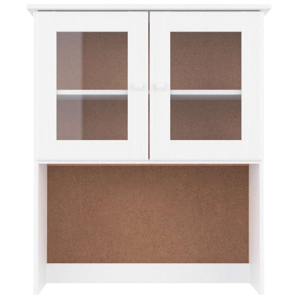 Topo p/ cómoda alta 77x30x92 cm madeira de pinho maciça branco