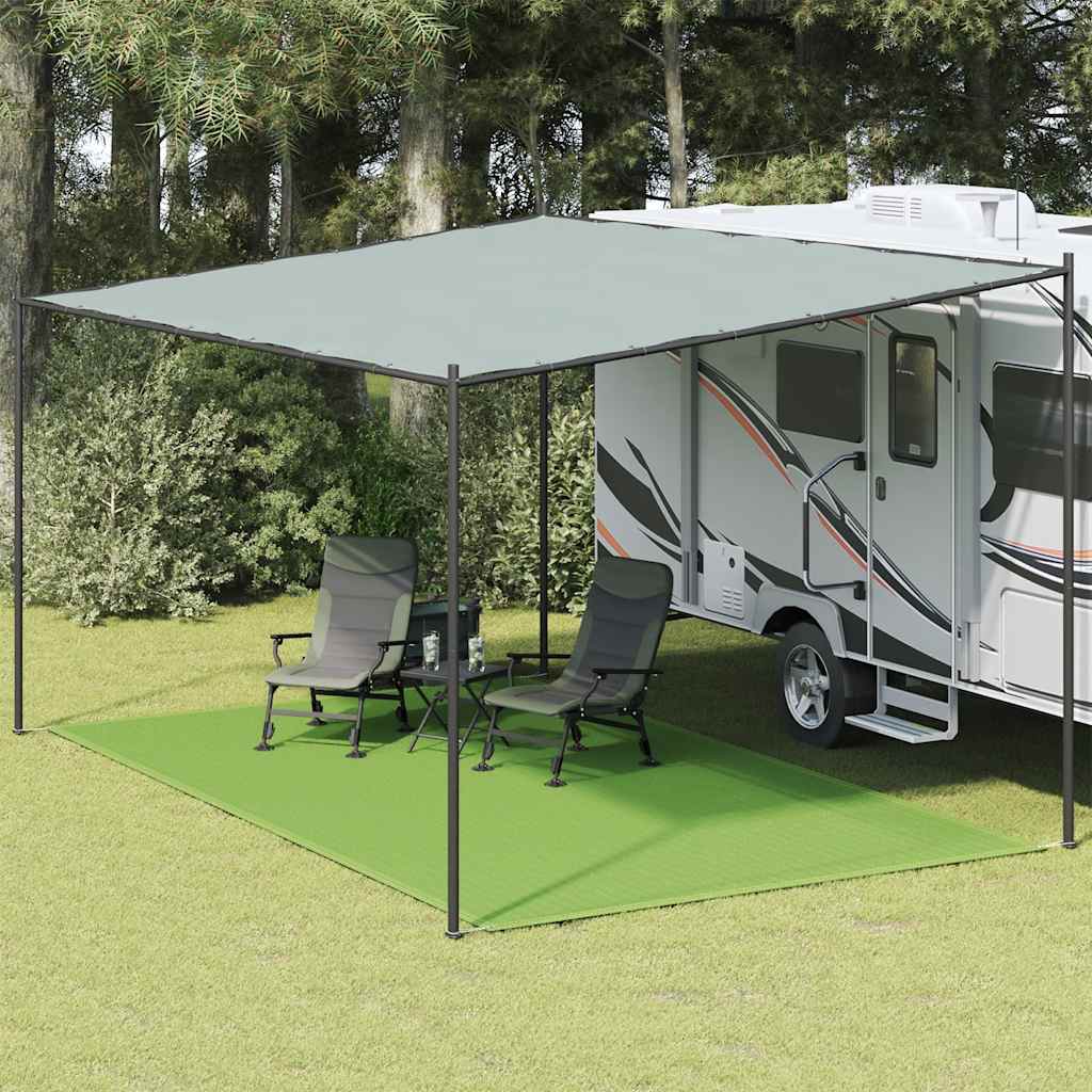Tapete de campismo para tenda 300x500 cm pead verde-claro
