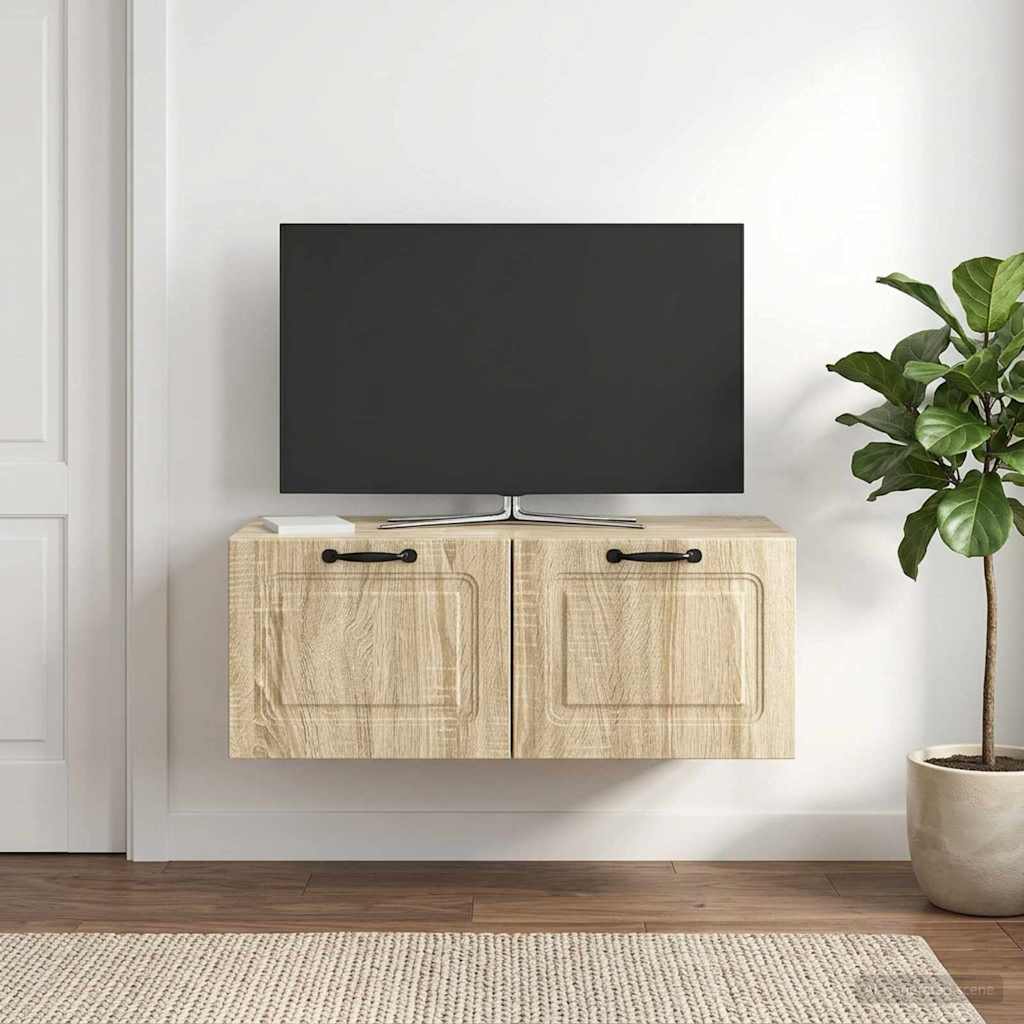 Gabinete de TV de parede carvalho sonoma 78,5 x 41 x 30 cm