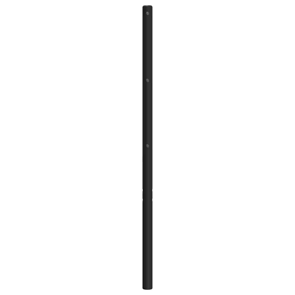 Cabeceira de substituição 200 cm metal preto