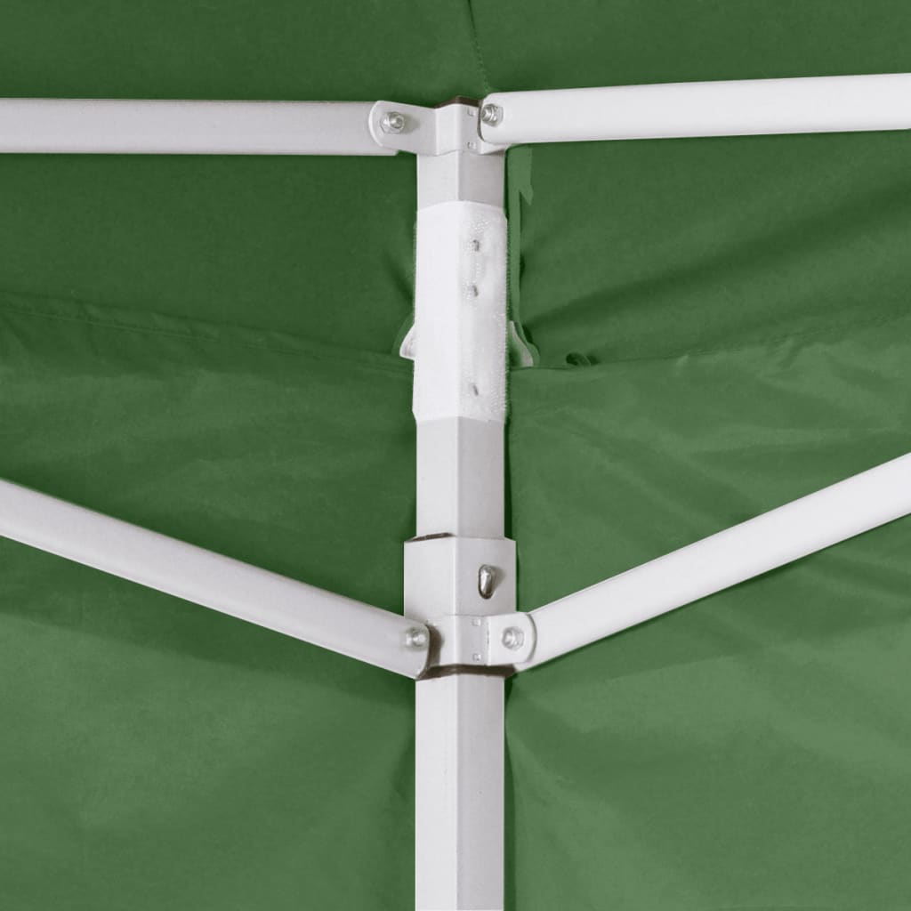Tenda dobrável com 2 paredes 3x3 m verde