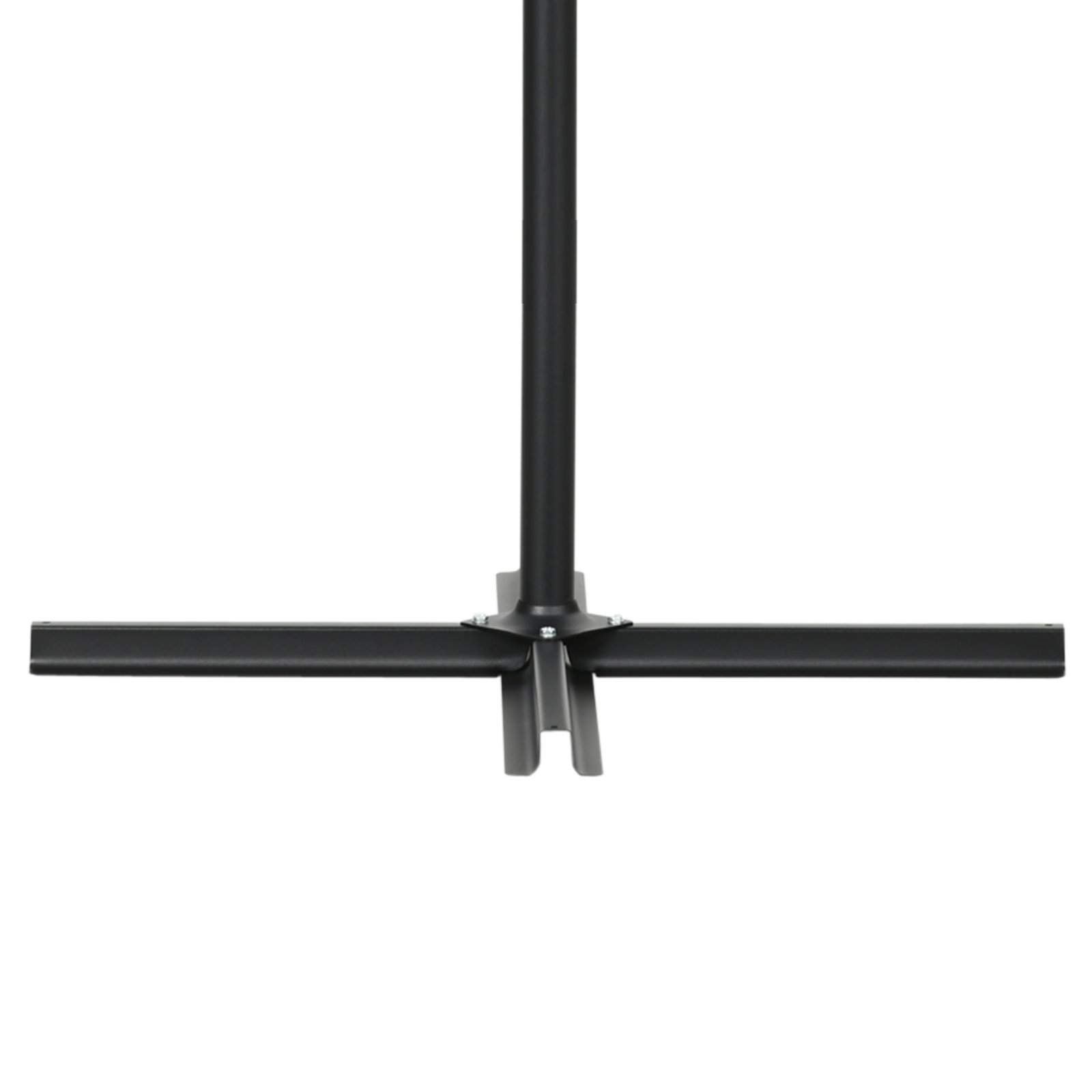 Chapéu de sol de jardim chapéu de sol excêntrico com rede mosquiteira manivela e base cruzada 295x295x260 cm bege