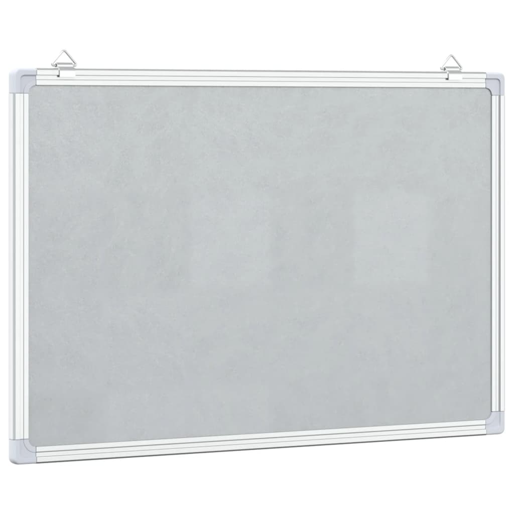 Quadro branco magnético 80x60x1,7 cm alumínio