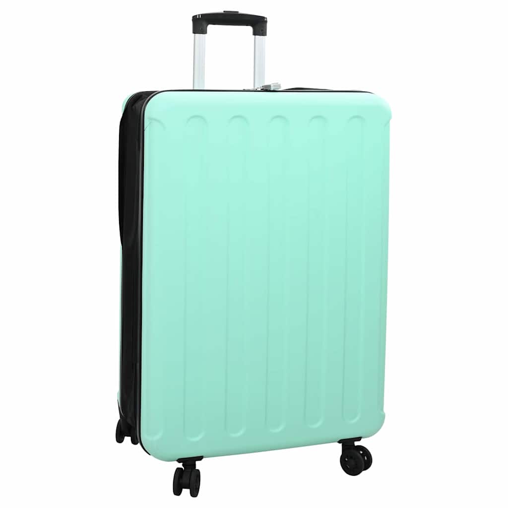 Mala com bloqueio verde menta 50 x 30 x 76 cm plástico ABS
