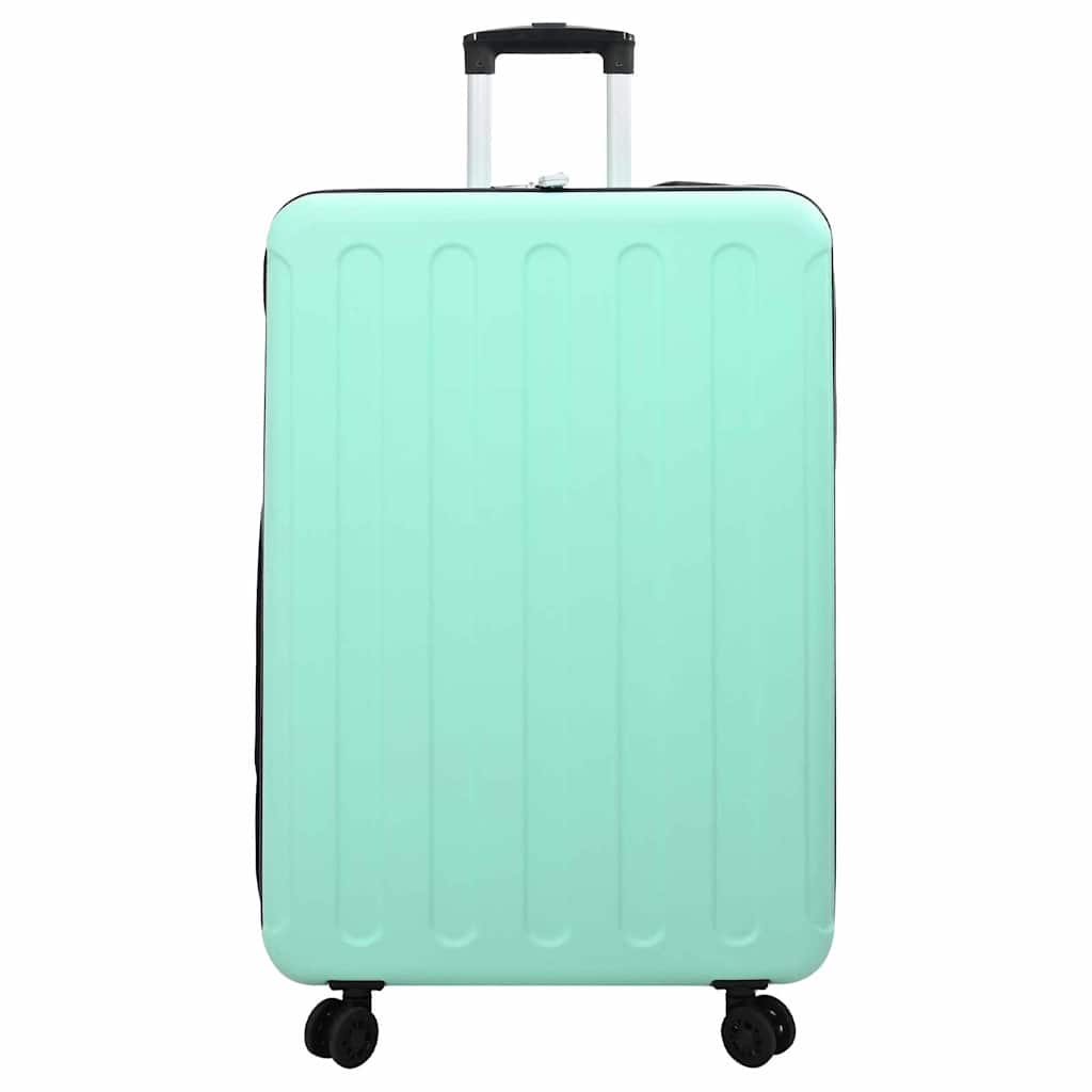 Mala com bloqueio verde menta 50 x 30 x 76 cm plástico ABS