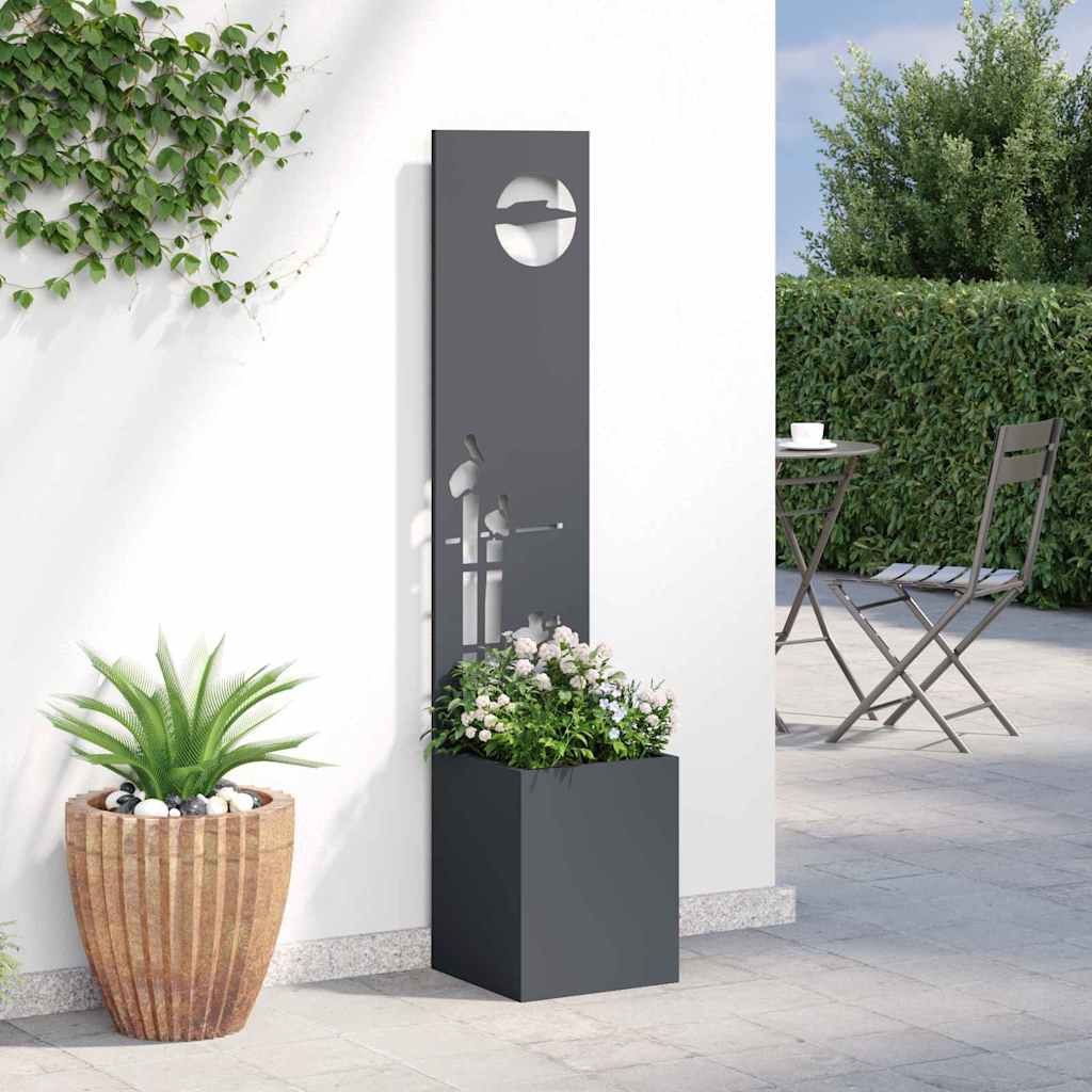 Tela de privacidade para jardim antracite 32 x 32 x 150 cm