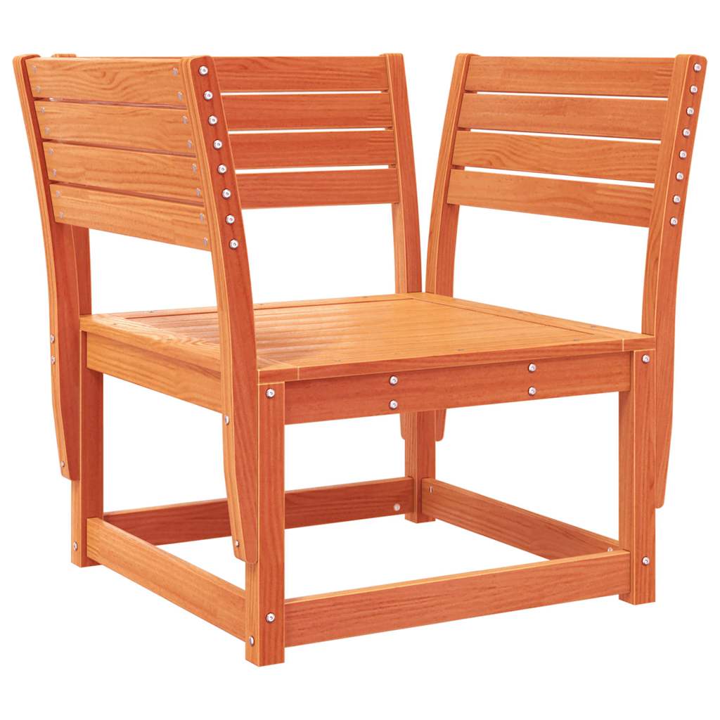 8 Pcs conjunto lounge de jardim pinho maciço castanho-mel