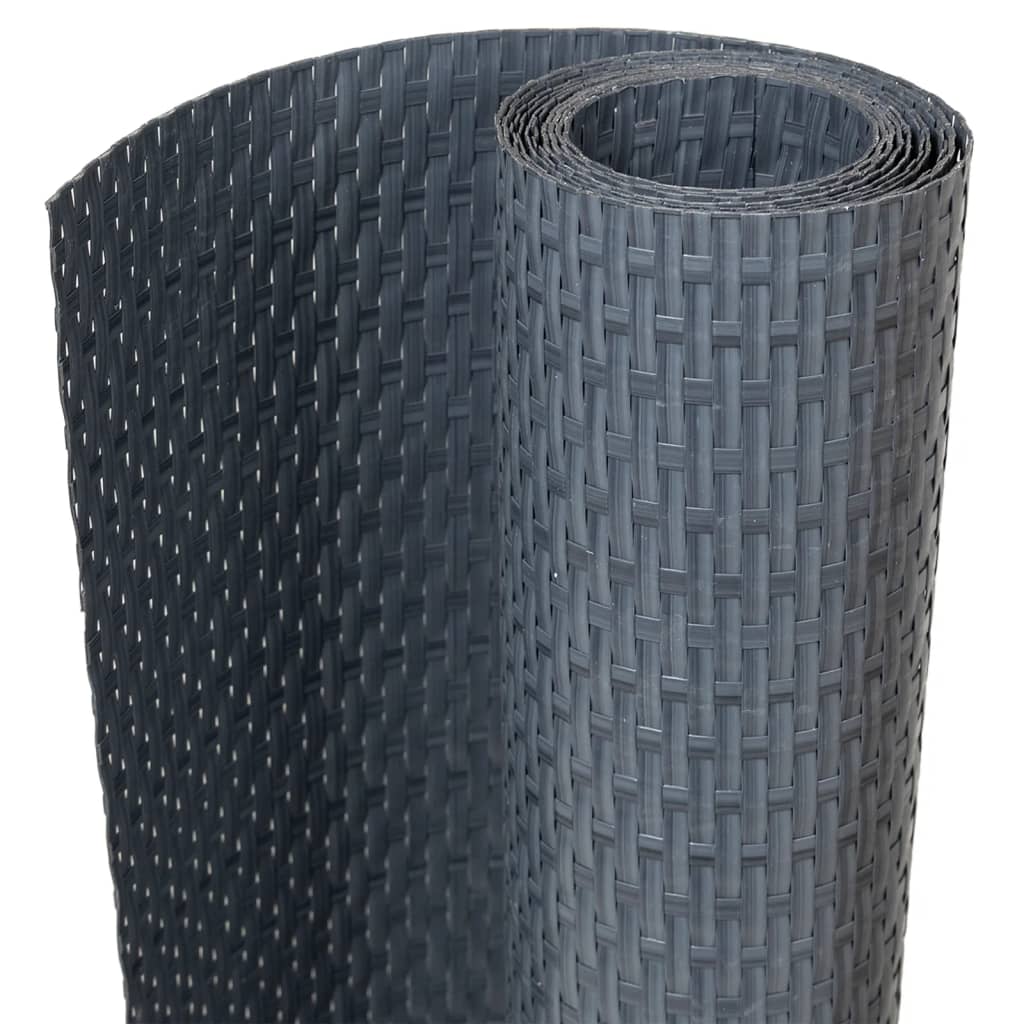 Tela de varanda 500x100 cm vime PE antracite