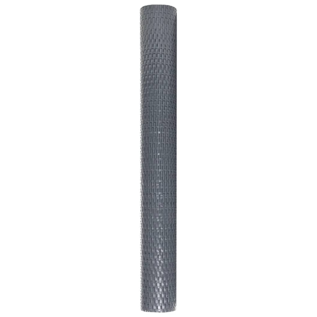 Tela de varanda 500x100 cm vime PE antracite