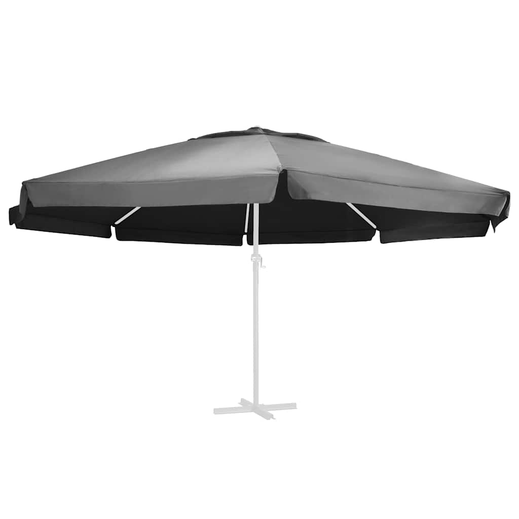 Tecido de substituição p/ guarda-sol exterior 610 cm antracite