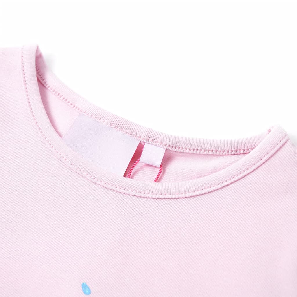 T-shirt para criança cor lilás 116