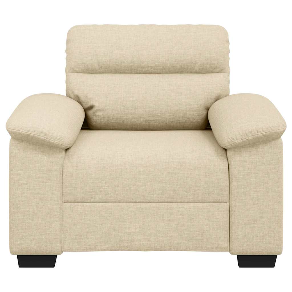 Poltrona 100x81x84 cm tecido cor creme
