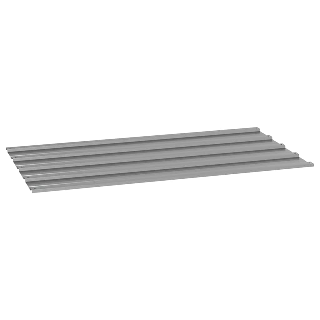 Painel de telhado 12 pcs 80x44 cm aço corten cor enferrujado