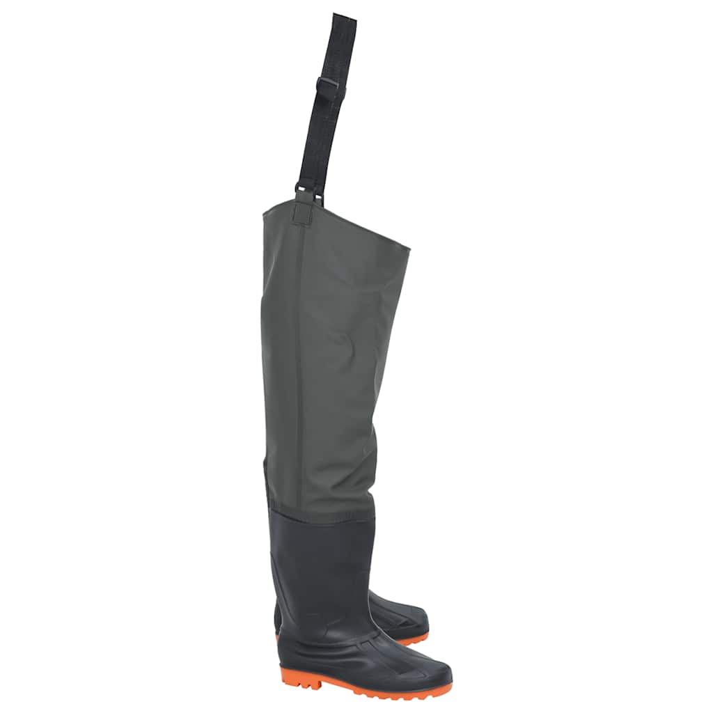 Bota perneira tamanho 44 verde-escuro