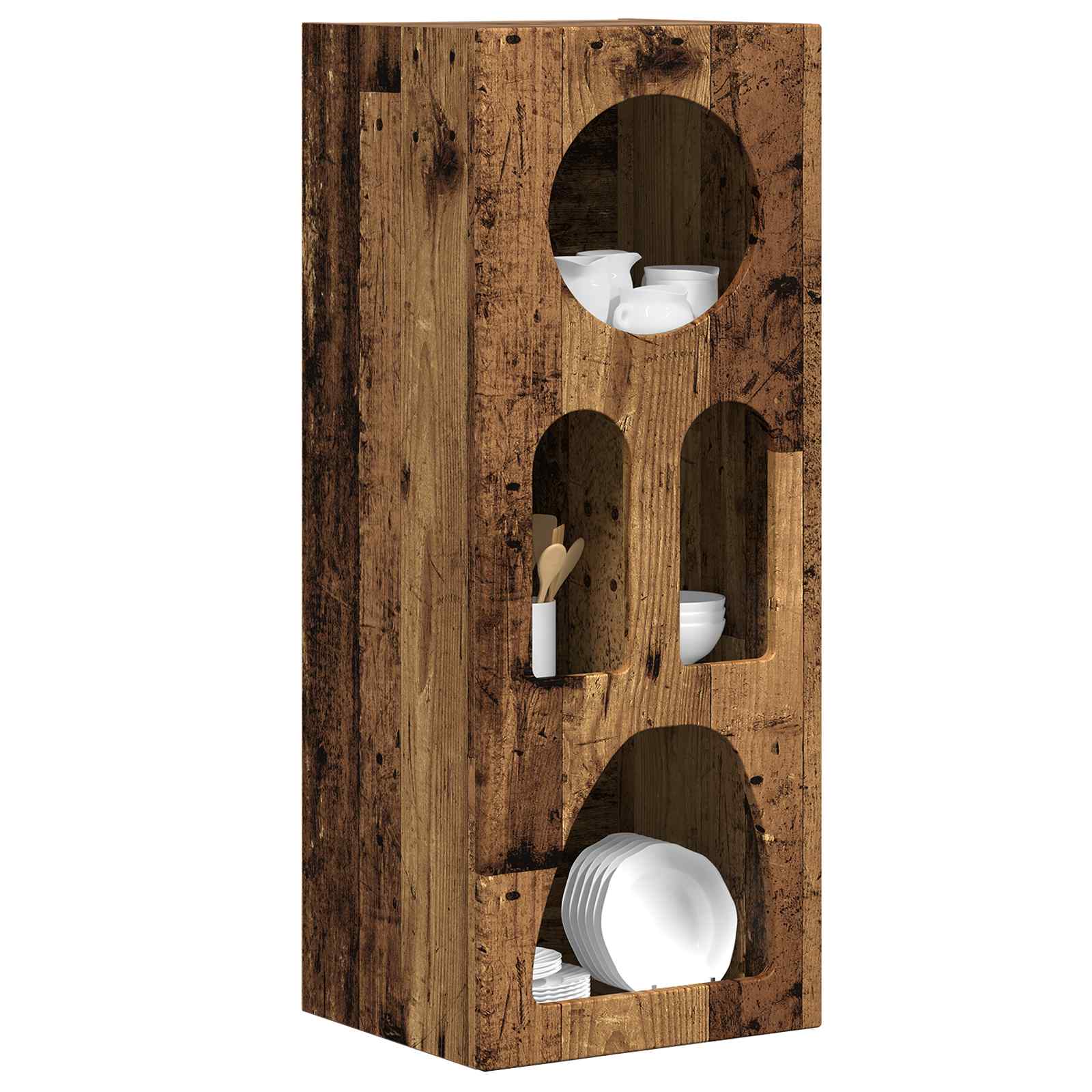 Buffet elst madeira antiga 40 x 35 x 100,5 cm