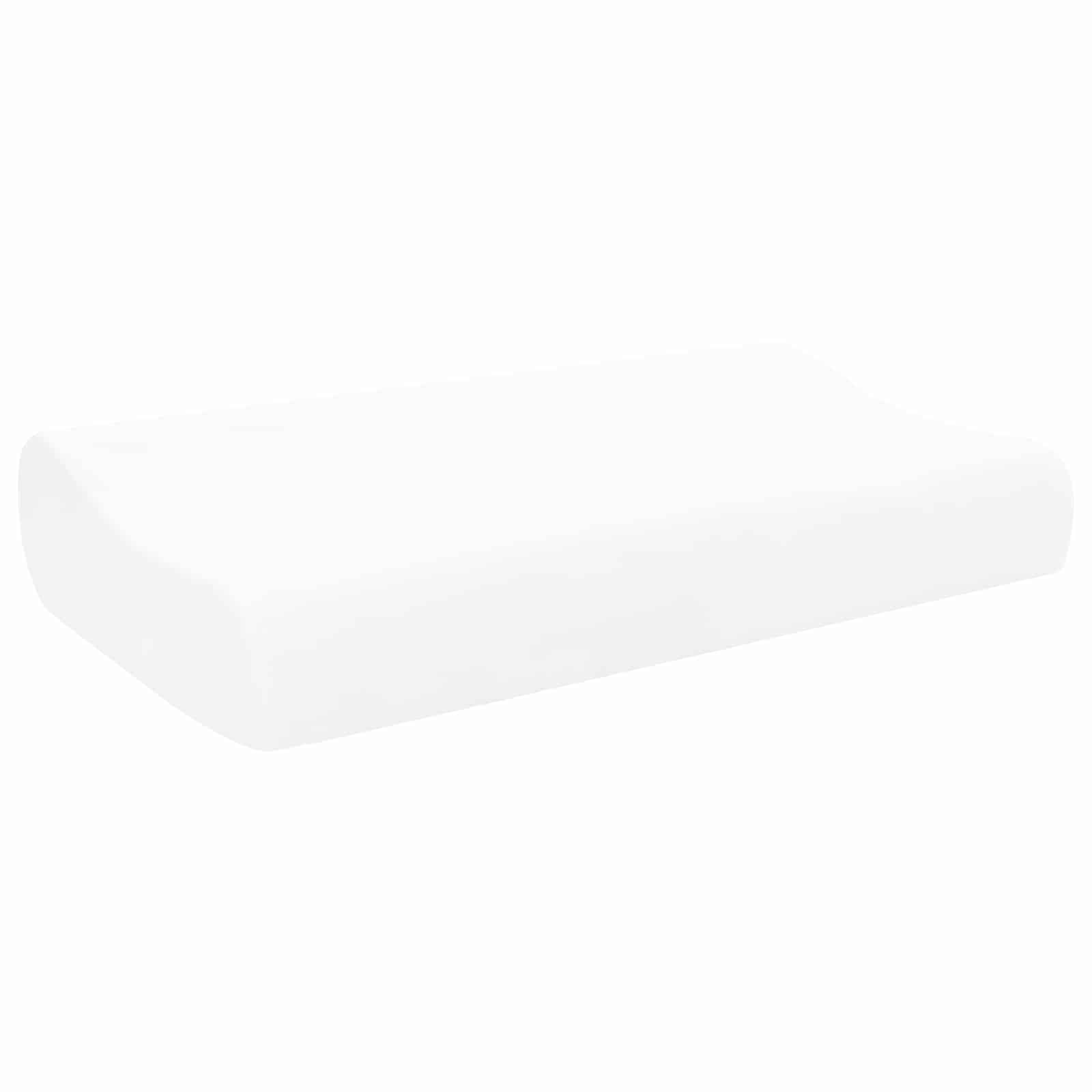 Travesseiro para dormir liso branco 57 x 37 x 11,5 cm